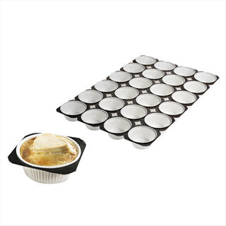 Plateaux 24 muffin récipients 50 g 33,6x50,4cm papier - vendu par 125 (PU 2,3€)