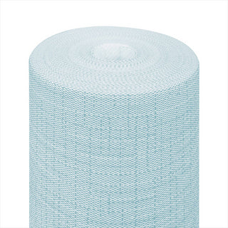 Tête-à-tête pré. 120cm (20 feu.) 'dry cotton' 55 g/m² 40x240 cm turquoise airlaid style tissu - vendu par 6 (PU 7€)