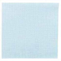 Serviettes 'dry cotton' 55g/m² 40x40cm BLEU airlaid style Tissu (Like Linen) - carton de 700