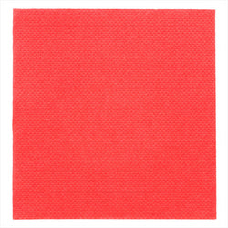 Serviettes ecolabel 'Ouate gaufrée (Double point)' 18g/m² 20x20cm rouge ouate - carton de 2400
