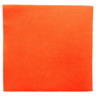 Serviettes ecolabel 'double point' 18g/m² 39x39cm orange ouate - vendu par 1200 (PU 0,041€)