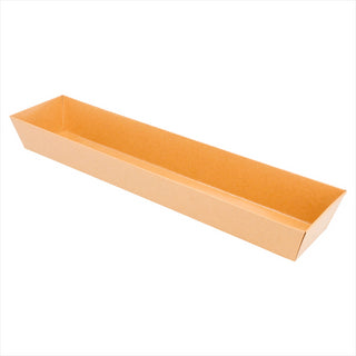 Barquettes 30x6,5x3,5cm naturel kraft 