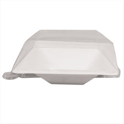 Couvercles pour réf. 213.71 compostable et biodegradable transparent  pet - vendu par 400 (pu 0,2€)