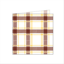 Serviettes 'like linen - scottish' 70g/m² 40x40cm marron like linen - carton de 600