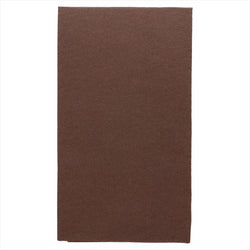 Serviettes ecolabel pliage 1/6 'Ouate gaufrée (Double point)' 18g/m² 33x40cm chocolat ouate - carton de 2000