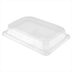 Couvercles 19x13,6x3,2cm transparent plastique oplastique PS