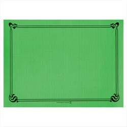 Sets de table 48 g/m² 31x43 cm vert prairie cellulose - vendu par 2000 (PU 0,039€)