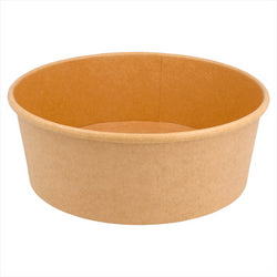 POTS SALADIER 1300 ML 337 G/m? + PE ? 18,4/16x6,6 CM NATUREL KRAFT