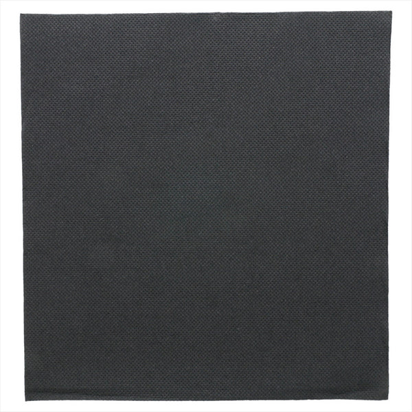 Serviettes ecolabel 'double point' 18g/m² 39x39cm noir ouate - vendu par 1200