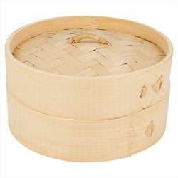 RÉCIPIENTS MINI DIM-SUM Ø 15x8 CM NATUREL BOIS BAMBOU