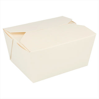BOÎTES AMÉRICAINES MICRO. 780 ML 280 + 18 PE G/M2 11,2x9x6,4 CM BLANC CARTON - vendu par 50 unités (Prix unitaire = 0,19 euros)