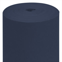 Nappe 55 g/m² 120x500 cm bleu marine airlaid style tissu - vendu à l'unité