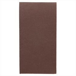 Serviettes ecolabel pliage 1/8 'Ouate gaufrée (Double point)' 18g/m² 40x40cm chocolat ouate - carton de 1200