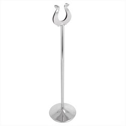 PINCE POUR NUMÉROS DE TABLE 30 (h) CM ARGENTE INOX - vendu par 1 unités (Prix unitaire = 6 euros)