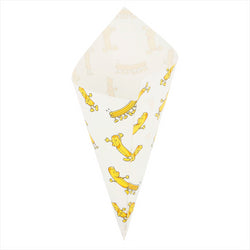 SACHETS EN POINTE 'CHIPLASTIQUE PS' 100 G 70 G/M2 24x17 CM BLANC INGRAISSABLE - vendu par 2000 unités (Prix unitaire = 0,035 euros)