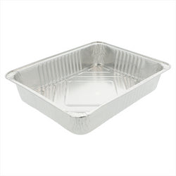 Récipients rectangulaires 2100 ml 26,7x20,9x5 cm aluminium - vendu par 600 unités (prix unitaire = 0,34 euros)