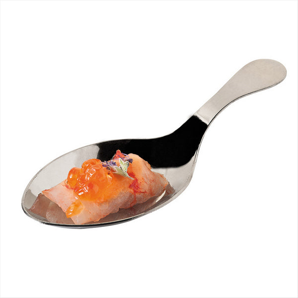 BASES MISE EN BOUCHE 'HONG KONG' 10x4,2x2,5 CM ARGENTE PLASTIQUE PS - vendu par 500 unités