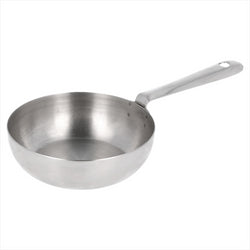 MINI POÊLE Ø 10x3 CM ARGENTE INOX - vendu par 12 unités