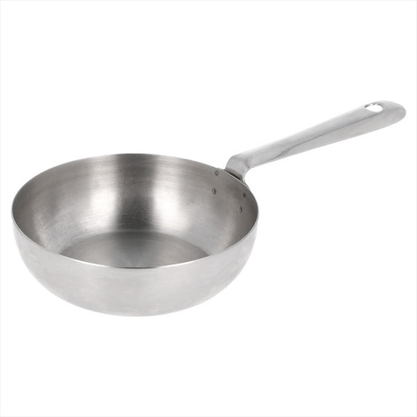 MINI POÊLE Ø 10x3 CM ARGENTE INOX - vendu par 12 unités