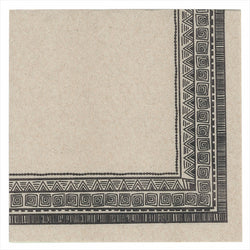 Serviettes ecolabel 'Ouate gaufrée (Double point) - nairobi' 18 g/m² 40x40 cm naturel ouate recyclée - carton de 1200