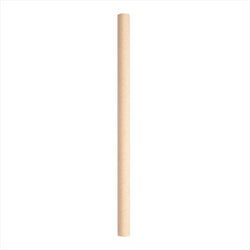 Pailles droites cocktail ø0,80x14 cm naturel kraft - vendu par 6000 unités