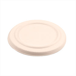 COUVERCLES POUR RÉF. 228.87 COMPOSTABLE ET BIODEGRADABLE Ø 12x1,2 CM NATUREL canne à sucre