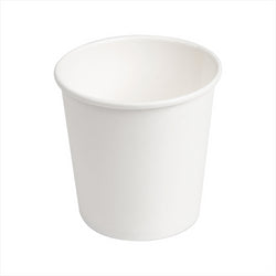Gobelets boissons chaudes 1 paroi 120 ml 230 + 18  pe g/m2 ø6,2x4,5/6 cm blanc carton - carton de 1000 unités