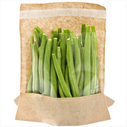 SACS AVEC BASE ET FENÊTRE AUTO FERMETURE 'KANGOO PACK' 40 G/M2 + 15 PLASTIQUE PP 14x16/12x3 CM NATUREL KRAFT - vendu par 100 unités (Prix unitaire = 0,0566 euros)