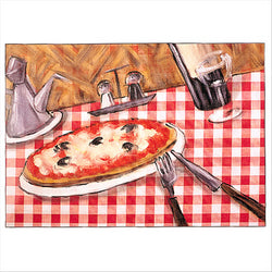 Sets de table offset 'pizza' 70 g/m² 31x43 cm quadrichromie papier - vendu par 2000 (PU 0,049€)