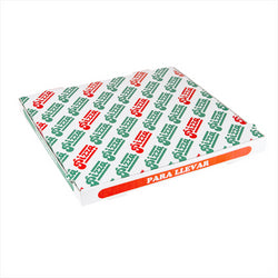 BOÎTES PIZZA MICROCANNELURE 348 G/M2 40x40x3,5 CM BLANC CARTON - vendu par 100 unités (Prix unitaire = 0,51 euros)