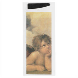 Pochette couverts + serviette 'just in time - raffaello' 90 + 10pe g/m² 8,5x19,5 cm noir airlaid style tissu - carton de 250