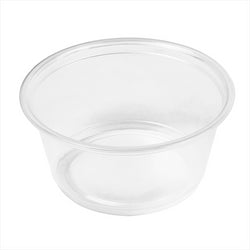 PETITS POTS MICRO-ONDABLES 100 ML Ø7,4x3,5 CM TRANSPARENT PP