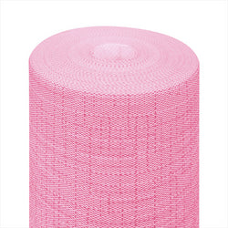 Tête-à-tête pré. 120cm (20 feu.) 'dry cotton' 55 g/m² 40x240 cm fuchsia airlaid style tissu - vendu par 6 (PU 7€)