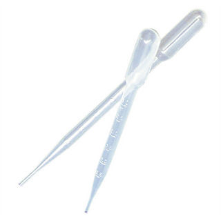 DESTOCKAGE / PIPETTES 3 ML 16 CM TRANSPARENT  PELD - vendu par 1000 unités (Prix unitaire = 0,062 euros)