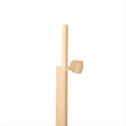 Pailles droites sous sachets kraft ø0,60x20 cm naturel kraft - vendu par 3000 unités