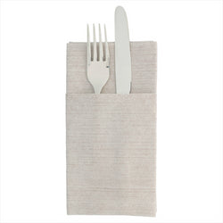 Serviettes kangourou 'like linen' 70g/m² 40x40cm chocolat like linen - carton de 700