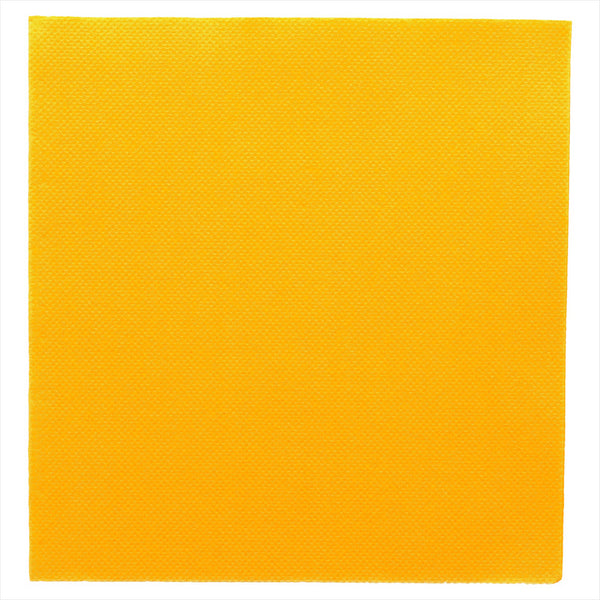 Serviettes ecolabel 'double point' 18g/m² 33x33cm jaune soleil ouate - vendu par 1200 (PU 0,031€)