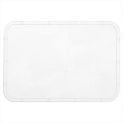 Couvercles pour références 128.61/62/63/64 17,5x12,4 cm transparent plastique pp - vendu par 500 unités (prix unitaire = 0,115 euros)