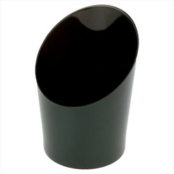 MINI VERRES TUBE 30 ML Ø 3,5x3,2x5,5 CM NOIR PLASTIQUE PS - vendu par 500 unités