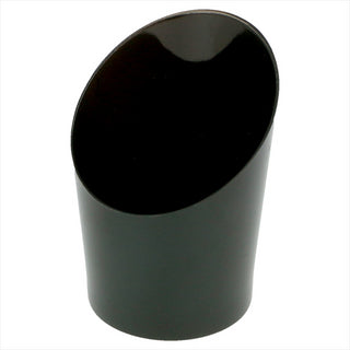 MINI VERRES TUBE 30 ML Ø 3,5x3,2x5,5 CM NOIR PLASTIQUE PS - vendu par 500 unités