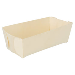 Barquettes rectangulaires 12x6,2x4 cm bois - vendu par 500 unités (prix unitaire = 0,45 euros)