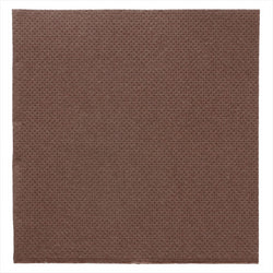 Serviettes ecolabel 'Ouate gaufrée (Double point)' 18g/m² 20x20cm chocolat ouate - carton de 2400