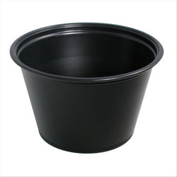 PETITS POTS MICRO-ONDABLES 120 ML Ø7,4x4,6 CM NOIR PP