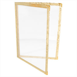 MENU "AMÉRICAIN" DIN-A5 2 CORPLASTIQUE PS OR PVC - vendu par 1 unités (Prix unitaire = 3 euros)