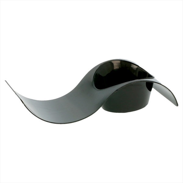 MISE EN BOUCHE 'BADEN' 9,5x4,2x2,2 CM NOIR PLASTIQUE PS - vendu par 500 unités