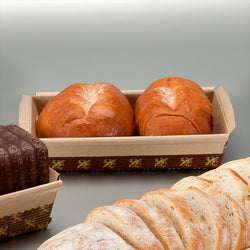 Moule pâtisserie de cuisson 16,5x6,5x5 CM MARRON PAPIER - vendu par 500 unités (Prix unitaire = 0,34 euros)