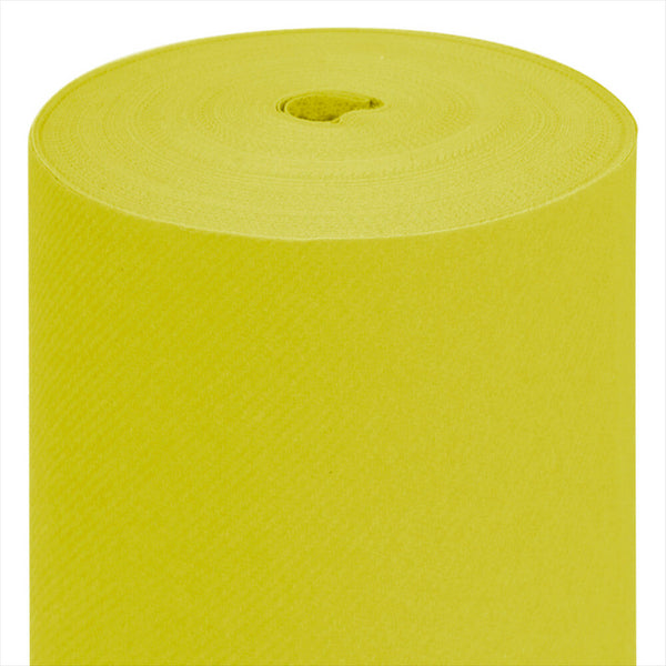 Nappe 55 g/m² 120x500 cm kiwi airlaid style tissu - vendu à l'unité