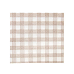 Serviettes 'like linen - vichy' 70g/m² 40x40cm PE like linen - carton de 600