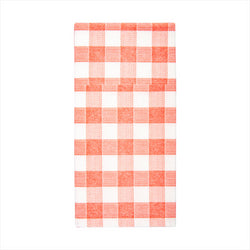Serviettes kangourou 'like linen - vichy' 70g/m² 40x40cm rouge like linen - carton de 700