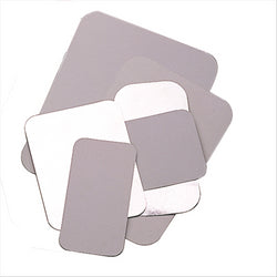 Couvercles pour reference 135.67 18,5x13,4 cm blanc aluminium - vendu par 100 unités (prix unitaire = 0,065 euros)